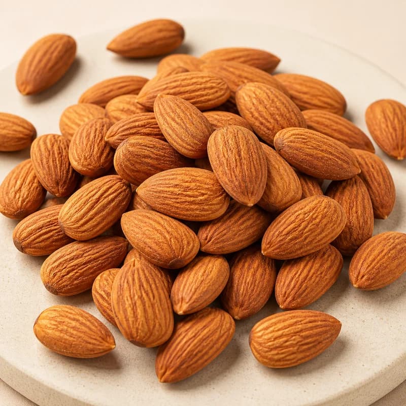 whole-natural almonds
