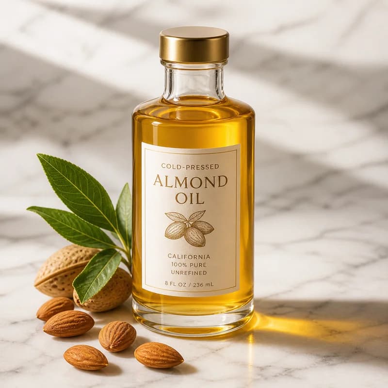 oil almonds